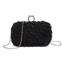 Black Beaded Evening Bag/Clutch 202//202