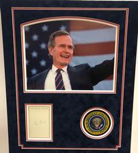 George H.W. Bush Book Plate 202//224