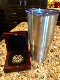 Midlothian Police Department  20oz RTIC and Challenge Coin 202//269