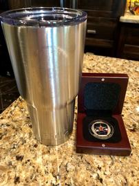Midlothian Police Department  30oz RTIC and Challenge Coin 202//269