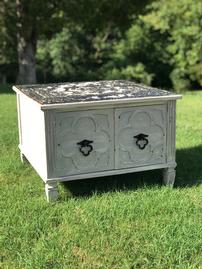 Grey Distressed Side Table 202//269