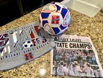 Heritage High Girls Soccer Team Ball 202//152