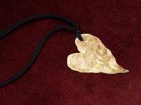 Large Bronze Heart Necklace 202//151