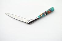 Turquoise Inlay Toothpick Knife 202//134