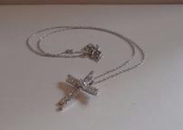 2 Carat Diamond Double Cross Necklace 202//144