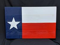 Wooden Texas Flag 202//151