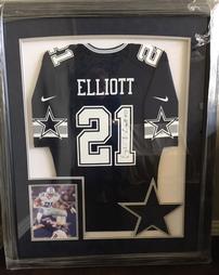 Framed Ezekial Elliot Jersey 202//254