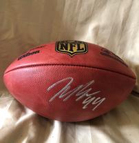 Joey Bosa Autographed Football 202//207