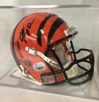 Cincinatti Bengals Autographed Mini Football Helmet 202//209