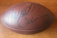 Terrell Owens Signed Football in Glass Display Case 202//136