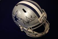 Dak Prescott Signed Cowboys SPEED Helmet 202//135