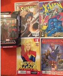 First Edition Comics (4) with Action Figure 202//245