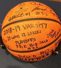 2019 NCA Varsity Autographed Basketball 202//227