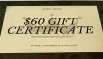 MAKEUP LESSON CERTIFICATE 202//116