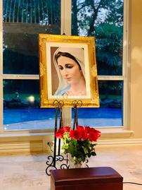 Wonderfull Madjugorje virgin frame for your home.