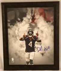 DESHAUN WATSON AUTOGRAPHED HOUSTON TEXANS PHOTO 202//235