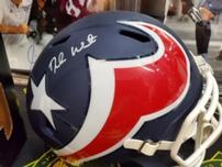 Autographed Texans AMP Helmet by Deshawn Watson limited edition. 202//152