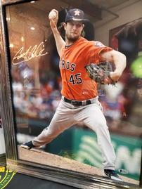 Autographed framed pictures Astros Gerret Cole 202//269