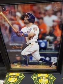 Signed Jose Altuve world series picture 202//269