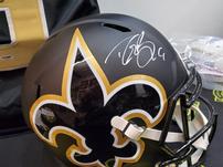 Signed AMP saints helmet by Drew Brees limited edition 202//151