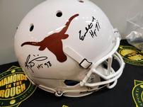 Texas helmet signed by 2 Heisman trophy winners 202//151