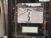 Ben Hogan picture with a signed check by Hogan Oil 202//151