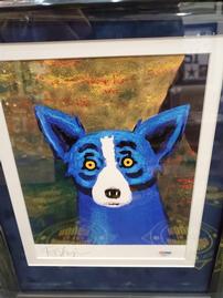 Painting Blue Dog 202//269