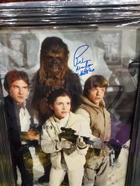 Framed Star Wars cast 202//269