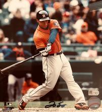 Signed Photograph of George Springer, Houston Astro 202//223