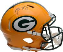 Aaron Rodgers Autographed Green Bay Packers Helmet 202//168