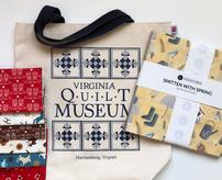 Precut Fabrics in a VQM Canvas bag 202//164