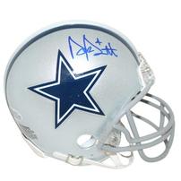 Dak Prescott Signed Autographed Dallas Cowboys Silver Helmet //0