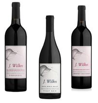 Case of J. Wilkes Wines and Wine Rack 202//213