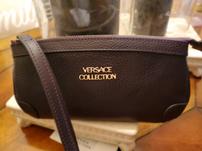 Versace Collection Leather Pouch Wristlet 202//151