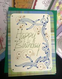 Embroidered Greeting Cards 202//257