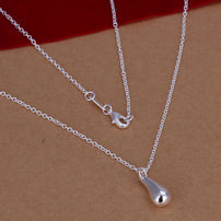 Sterling Silver Drop Necklace 202//202