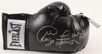 George Foreman Signed Boxing Glove in Display Case 202//107