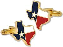 Gold Layered Texas Shaped Cufflinks 202//150