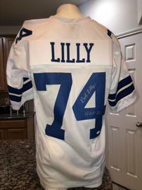 Bob Lilly Signed Unframed Dallas Cowboy Jersey 202//269