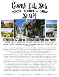 Marabella Spain for 4 People for 5 Nights 202//261