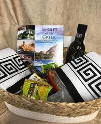 Greek Food Basket with Olive Oil 202//249