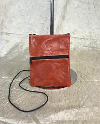Handpicked from Florence Italy Rust Leather Crossbody Wallet 202//251