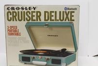 Crosley Cruiser Deluxe Bluetooth 3-Speed Portable Turntable 202//135