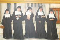 Framed Painting of 5 Nuns by M. Walker 202//135
