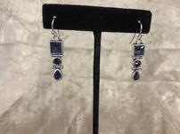 Amethyst Sterling Silver Earrings 202//151