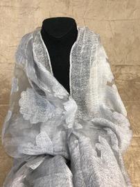 Grey Italian Sheer Scarf/Shawl 202//269