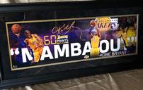 Kobe Bryant Laser Signature "Black Mamba" Memorabilia 202//128