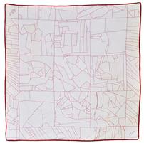 Redwork White Crazy Quilt 202//201