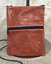 Handpicked From Florence Italy Rust Crossbody Wallet 5" x 6.5" 202//249