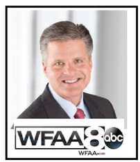 WFAA VIP Studio Tour with Pete Delkus and lunch for 6 202//233